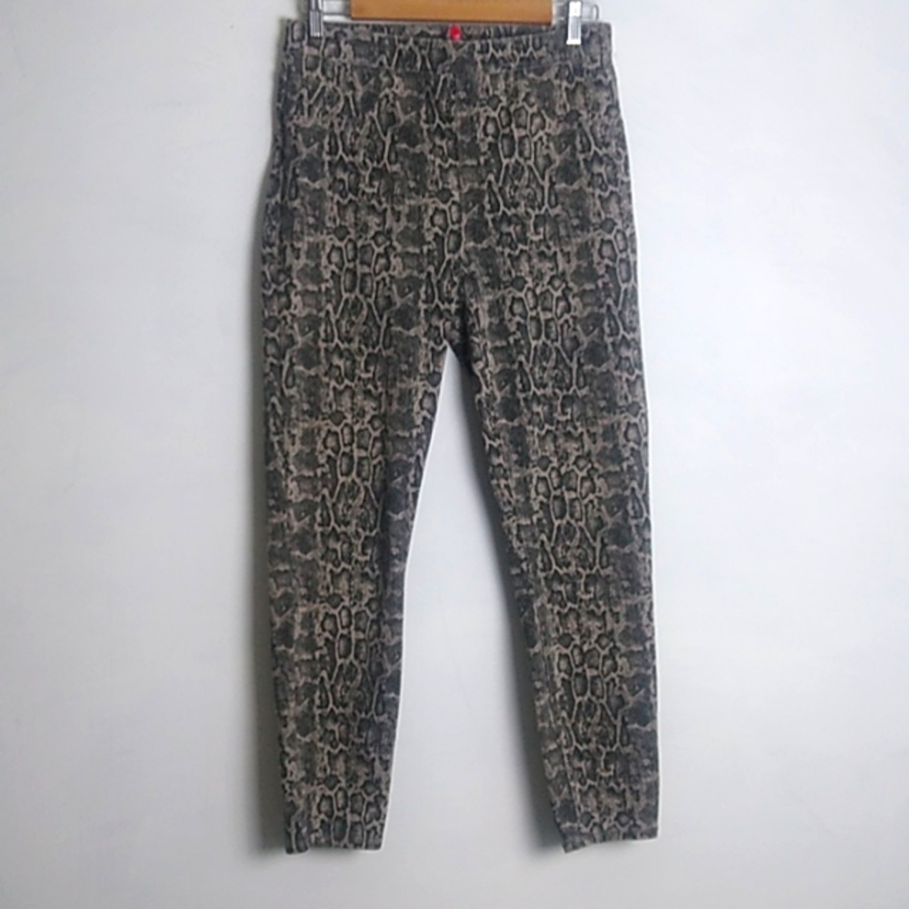 Spanx  Ankle Leggings Taupe Snakeskin size Large  Style 20018R